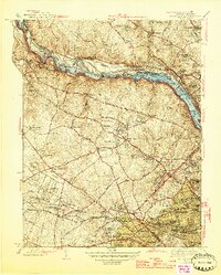 preview thumbnail of historical topo map of Fairfax County, VA in 1945