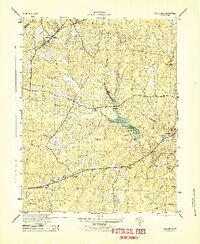 preview thumbnail of historical topo map of Chesterfield County, VA in 1943