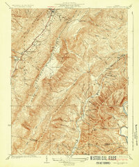 Download a high-resolution, GPS-compatible USGS topo map for Healing Springs, VA (1933 edition)