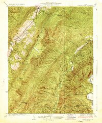 1933 Map of Healing Springs