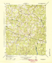 Download a high-resolution, GPS-compatible USGS topo map for Johnsons Springs, VA (1944 edition)