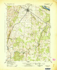 Download a high-resolution, GPS-compatible USGS topo map for Leesburg, VA (1944 edition)