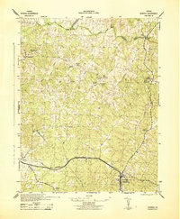 Download a high-resolution, GPS-compatible USGS topo map for Mineral, VA (1942 edition)