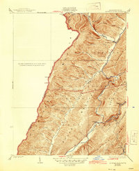 Download a high-resolution, GPS-compatible USGS topo map for Mountain Grove, VA (1944 edition)