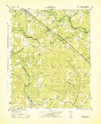 1944 Map of Disputanta, VA