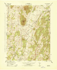 preview thumbnail of historical topo map of Fauquier County, VA in 1944