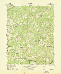 preview thumbnail of historical topo map of Spotsylvania County, VA in 1942