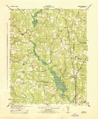 Download a high-resolution, GPS-compatible USGS topo map for Reams, VA (1944 edition)