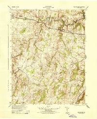 Download a high-resolution, GPS-compatible USGS topo map for Rectortown, VA (1944 edition)