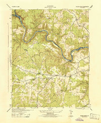 preview thumbnail of historical topo map of Spotsylvania County, VA in 1944