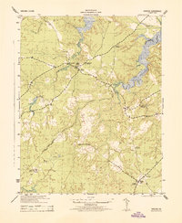 Download a high-resolution, GPS-compatible USGS topo map for Savedge, VA (1943 edition)