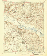 Download a high-resolution, GPS-compatible USGS topo map for Seven Pines, VA (1938 edition)