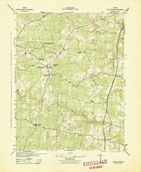 Download a high-resolution, GPS-compatible USGS topo map for Spotsylania, VA (1942 edition)