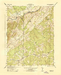 Download a high-resolution, GPS-compatible USGS topo map for Unionville, VA (1944 edition)