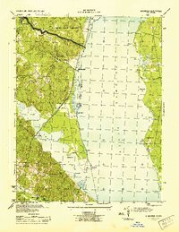preview thumbnail of historical topo map of Stafford County, VA in 1944