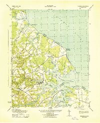 preview thumbnail of historical topo map of Westmoreland County, VA in 1943