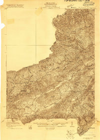 1921 Map of Big Stone Gap