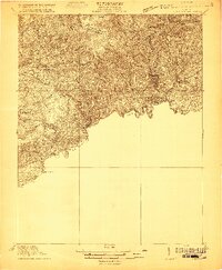 1920 Map of Coeburn