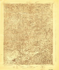 1924 Map of Caswell County, NC