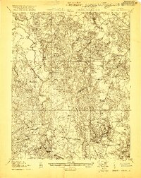 preview thumbnail of historical topo map of Sussex County, VA in 1919