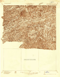 Download a high-resolution, GPS-compatible USGS topo map for Mount Rogers, VA (1935 edition)