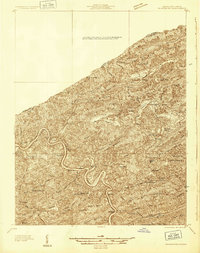 Download a high-resolution, GPS-compatible USGS topo map for Pearisburg, VA (1932 edition)