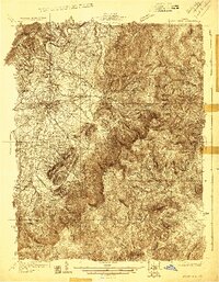 1929 Map of Luray, VA