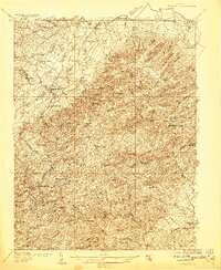 preview thumbnail of historical topo map of Augusta County, VA in 1936