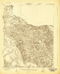 preview thumbnail of historical topo map of Westmoreland County, VA in 1930