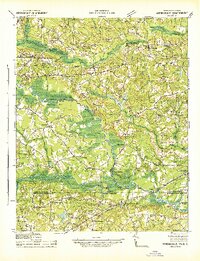 preview thumbnail of historical topo map of Southampton County, VA in 1942