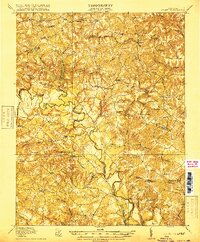 1918 Map of King William County, VA