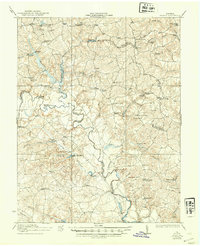 preview thumbnail of historical topo map of King and Queen County, VA in 1933