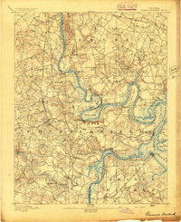 preview thumbnail of historical topo map of Chesterfield County, VA in 1894