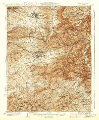 1937 Map of Blacksburg
