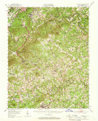 Download a high-resolution, GPS-compatible USGS topo map for Boones Mill, VA (1966 edition)