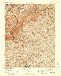 Download a high-resolution, GPS-compatible USGS topo map for Boones Mill, VA (1953 edition)