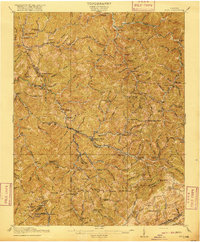 preview thumbnail of historical topo map of Buchanan County, VA in 1916