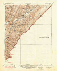 Download a high-resolution, GPS-compatible USGS topo map for Callaghan, VA (1947 edition)
