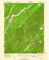 Download a high-resolution, GPS-compatible USGS topo map for Callaghan, VA (1962 edition)