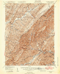 Download a high-resolution, GPS-compatible USGS topo map for Callaghan, VA (1949 edition)