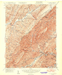 Download a high-resolution, GPS-compatible USGS topo map for Callaghan, VA (1946 edition)