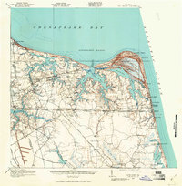 Download a high-resolution, GPS-compatible USGS topo map for Cape Henry, VA (1961 edition)