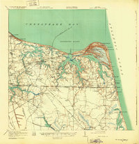 Download a high-resolution, GPS-compatible USGS topo map for Cape Henry, VA (1932 edition)