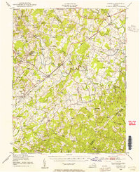 Download a high-resolution, GPS-compatible USGS topo map for Catlett, VA (1955 edition)