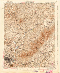 1939 Map of Charlottesville