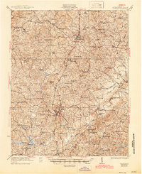 Download a high-resolution, GPS-compatible USGS topo map for Chatham, VA (1945 edition)