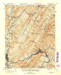 Download a high-resolution, GPS-compatible USGS topo map for Clifton Forge, VA (1949 edition)
