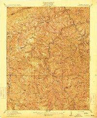 1915 Map of Clintwood, VA