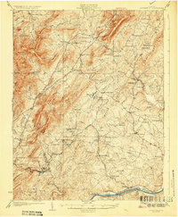 preview thumbnail of historical topo map of Albemarle County, VA in 1929