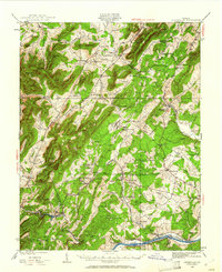 Download a high-resolution, GPS-compatible USGS topo map for Covesville, VA (1961 edition)